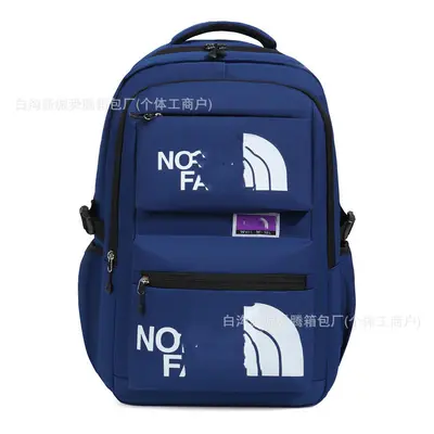 Unisex Letter Print Outdoor Backpack, Large Capacity Junior High Schoolbag - 8