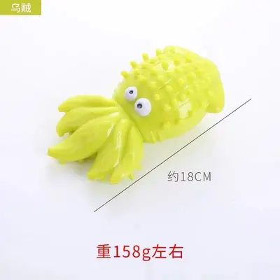 Q-monster啃咬玩具动物造型耐咬磨牙洁齿互动玩乐宠物玩具