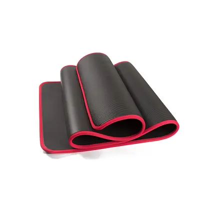 Non-Slip Yoga Mat, 10 mm, NBR, Edge-Bound - 6