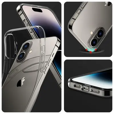 Hochklare weiches transparentes Gehäuse für Apple iPhone 16