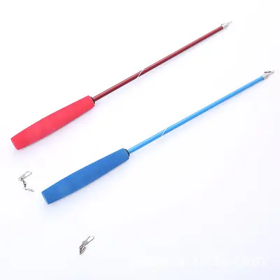 CatInn Three-Section Telescopic Cat Teaser Wand Set, 6 Replacement Heads - 3