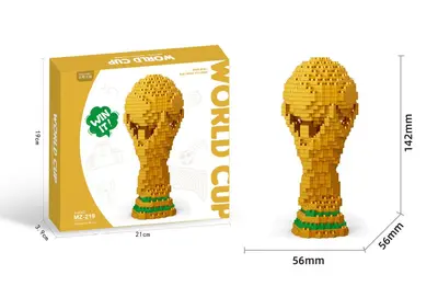 Fußball-WM-Figuren-Bausteinset, 6 Teile - 9