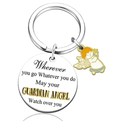Stainless Steel Engraved Dog Tag Keychain and Text Necklace - 10