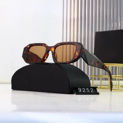 Retro-Sonnenbrille mit eckigem Rahmen, Unisex, Modell 9252 - 4