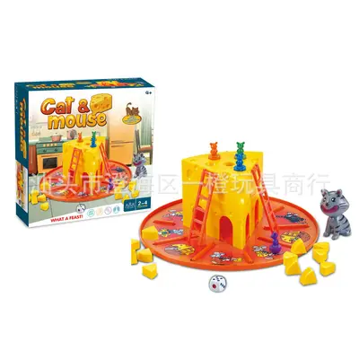 Cat and Mouse Cheesecake Logic Board Game for Children - 6
