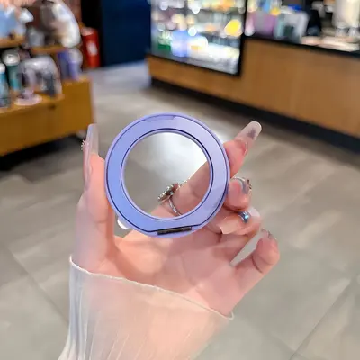 Metal 360° Rotating Adhesive Phone Holder with Magnetic Car Mount - 11