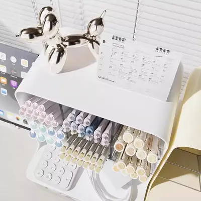 Acrylic Desktop Storage Box with Drawer