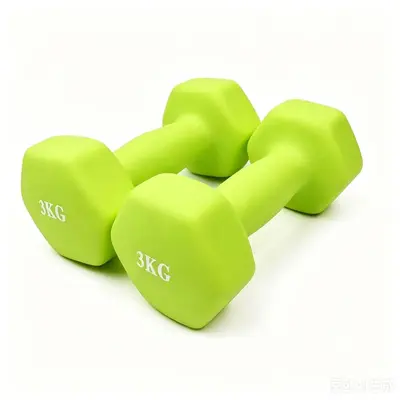 Çapraz sınır dambıl fitness ev kullanımı bir çift daldırma kaplı kadın katı dökme demir mat set küçük dambıl kadın - 12