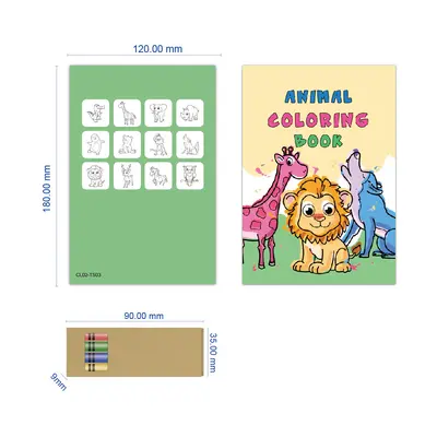 Children's Coloring Book Set, Cartoon Early Education Coloring Books - 5