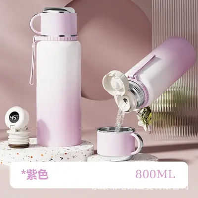 316 Stainless Steel Large Capacity Insulated Cup, Double Lid, Tea Infuser - 12