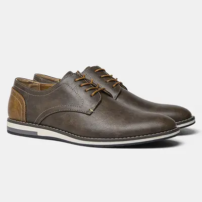 Retro Herren-Lederschuhe, poliert, große Größen, Freizeit - 9