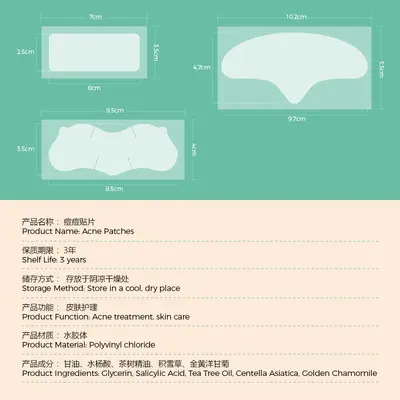Transparent Acne Patch, Salicylic Acid, Large Size - 4