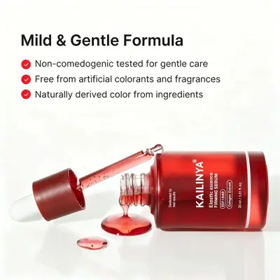 Cross-Border Trade Collagen Firming and Elasticity Essence Serum with Niacinamide Brightening Skin Dropper Whitening Plumping Essence - 5