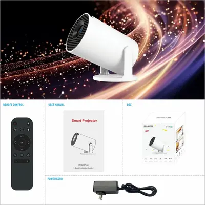 Cross-border HY300Ultra Projeksiyon Cihazı 1080P HD 4K Akıllı Ev Taşınabilir Mini HY300 Projektör - 9