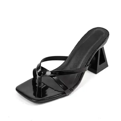 Elegante Damen-Zehensteg-Slipper im Kleid-Design - 8