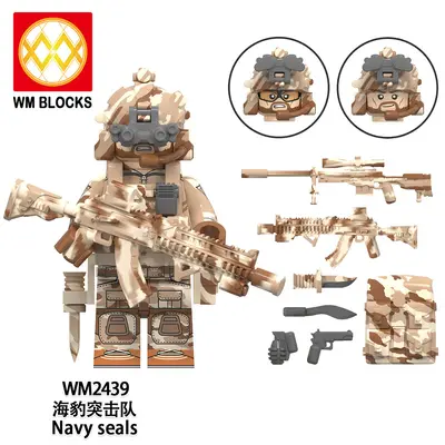 WM6147 çocuk montaj blok minifigür oyuncak seti - 11