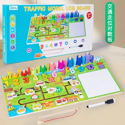 Bebek şekil tanıma puzzle, erken öğrenme, çok fonksiyonlu - 9