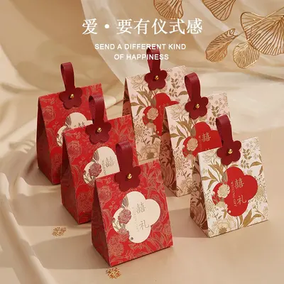 Fertige Hochzeitsbonbon-Geschenkbox mit Süßigkeiten, Verlobungsset