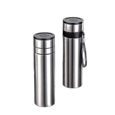 316 Stainless Steel Insulated Cup, One-Button Lid, Tea-Water Separation - 5