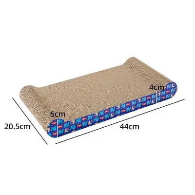 Large Straight Cat Scratcher, Corrugated Cardboard, Non-Shedding - 12