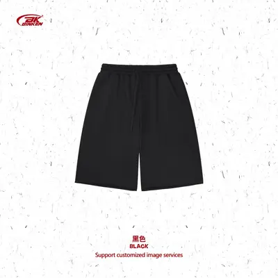Erkek Yaz Retro Eşofman Şortu, 350G Kumaş, Bol Kesim Koşu Spor Şort - 7