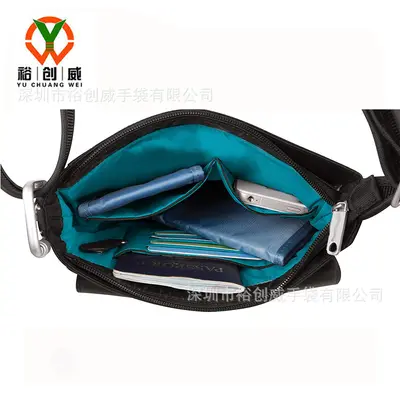 Crossbody-Handytasche, Reisepass- und Dokumententasche mit RFID