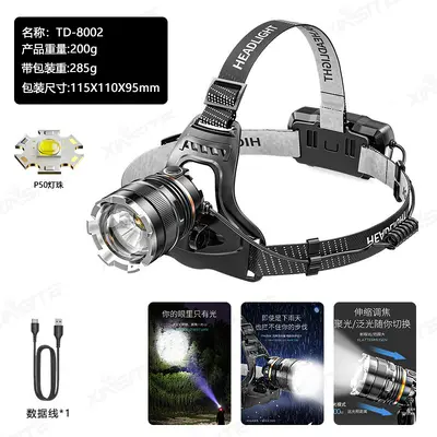 Outdoor Sensor Headlamp, Long Range, 6000W, Long Battery Life - 11