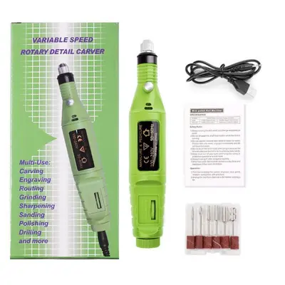 Tragbarer Mini-Elektro-Nagelschleifer Stift-Schleifer Nagelpflege Polier-Schleifwerkzeug für AliExpress - 11