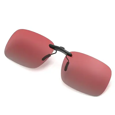 Polarized Clip-On Sunglasses, Lightweight, Fits Prescription Frames - 5