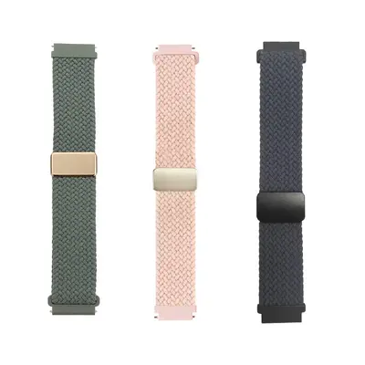 Nylon Woven Sport Watch Band with Magnetic Buckle for Huawei, Samsung, Garmin