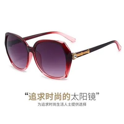 2026 Women's Toad-Style Sunglasses, Irregular Large Frame - 1
