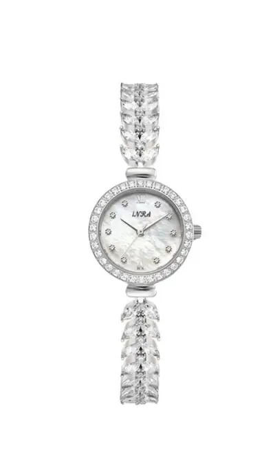INRA women's watch, navy blue bracelet waterproof