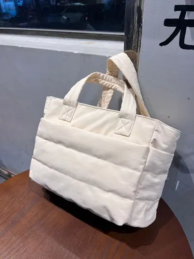 Large Capacity Polyester Women's Messenger Bag and Shoulder Bag - 8
