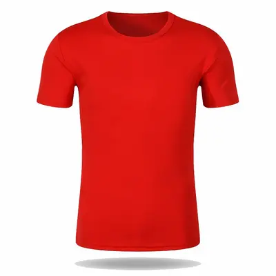 Quick-Drying Short-Sleeve Work T-Shirt, Custom Printed Logo, Round Neck - 9