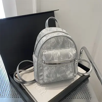 Women's Small Simple Backpack, Casual Daily and Travel Use - 8