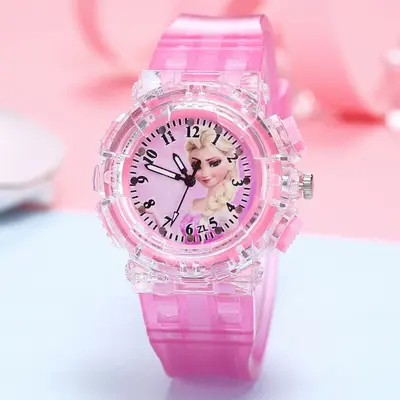 Children's Watch Colorful Light Quartz - 8