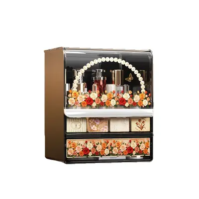 Premium dressing table storage cabinet drawer-type dust-proof large capacity