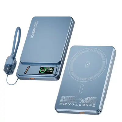 3C Certified Magnetic Wireless Power Bank Ultra-Thin QI2 External Battery Wireless Fast Charging Mini Compact Mobile Power Supply Portable - 9