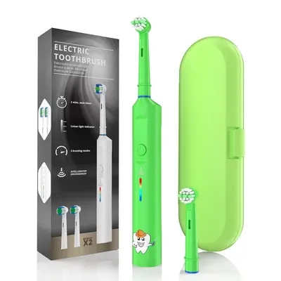 Amazon Cross-Border Wholesale 360 Rotating Electric Toothbrush for Children 3-6-12 Years Rechargeable Adult Student Style - 11