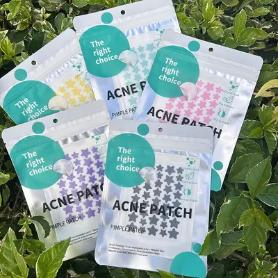 Colorful Star Acne Patches, Hydrocolloid, with Essential Oil - 3