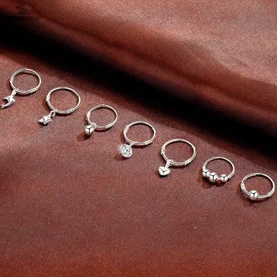S999-Silber-Zirkonia-Ohrringe, minimalistisches Design