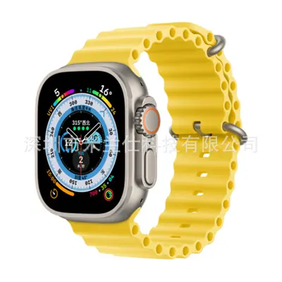 Ocean S12 Silicone Strap for Apple Watch 11, iWatch 6-10, SE, Ultra 4 - 13