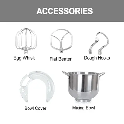 In stock - 11L large capacity multi-function chef dough kneading machine, European/American/British standard models.