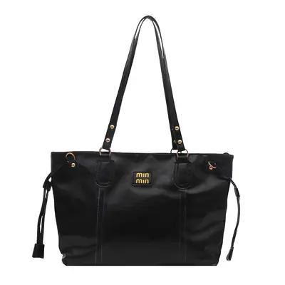 Women's Large Retro Tote Bag, Minimalist Design - 6