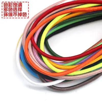 Farbige runde Gummischnur, 2,5 mm, hochelastisch - 3