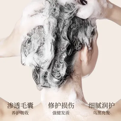 吟美何首乌植萃洗发液草本植物控油养护发密发柔顺洗发液批发代发
