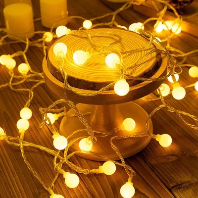 Solar LED String Lights, Star and Crystal Design for Camping Tents and Gardens - 13