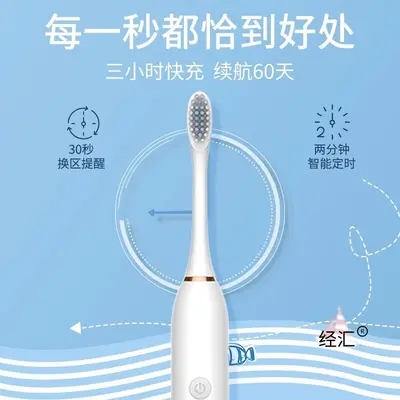 Electric toothbrush, adult, waterproof, rechargeable - 5