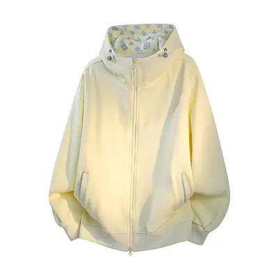 Unisex Hooded Cardigan Sweatshirt, Lightweight Outdoor, Multiple Colors