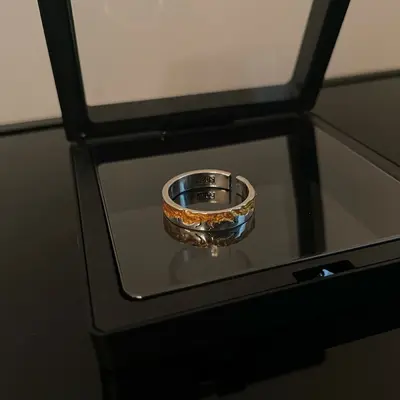 Men's ring, vintage, adjustable - 10